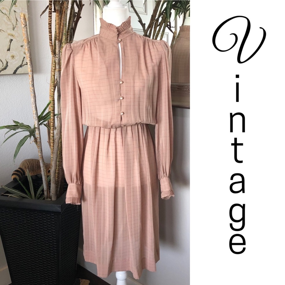 Vintage 70s 80s Willi of California Shirt Dress